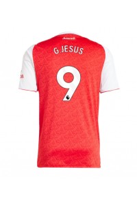 Fotbalové Dres Arsenal Gabriel Jesus #9 Domácí Oblečení 2025-26 Krátký Rukáv